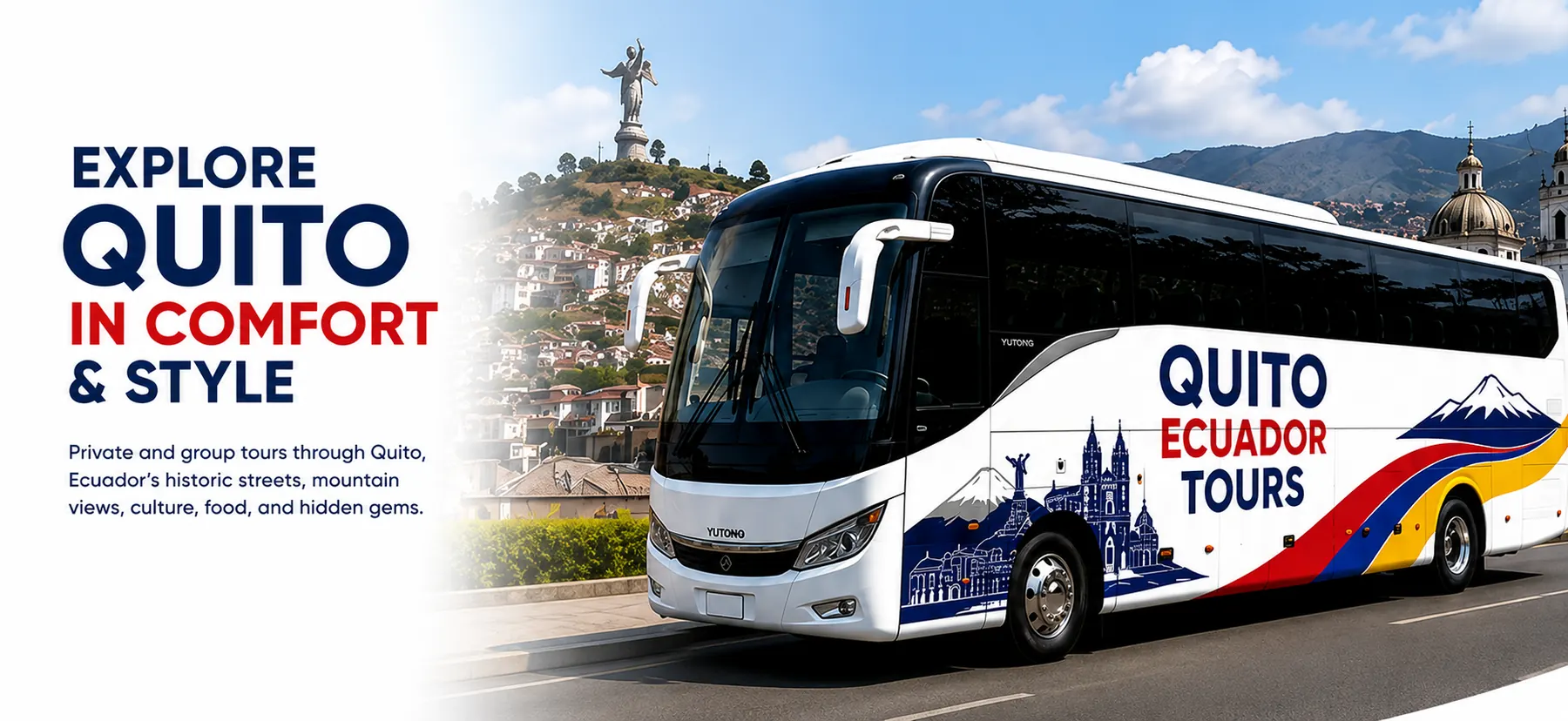 Quito Ecuador Tours homepage hero